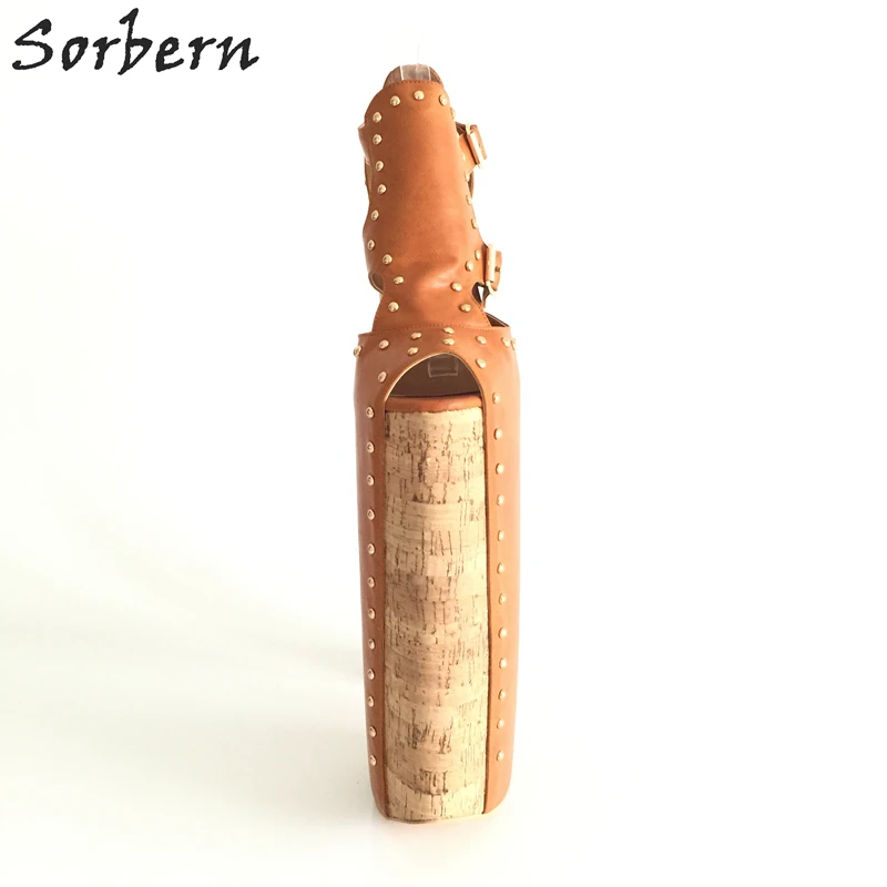 Sorbern Extrem High Heel Customized Thick Platforms Women Pump Shoes Sexy Fetish Shoes Show Runway Pumps Plus Size EU34-46