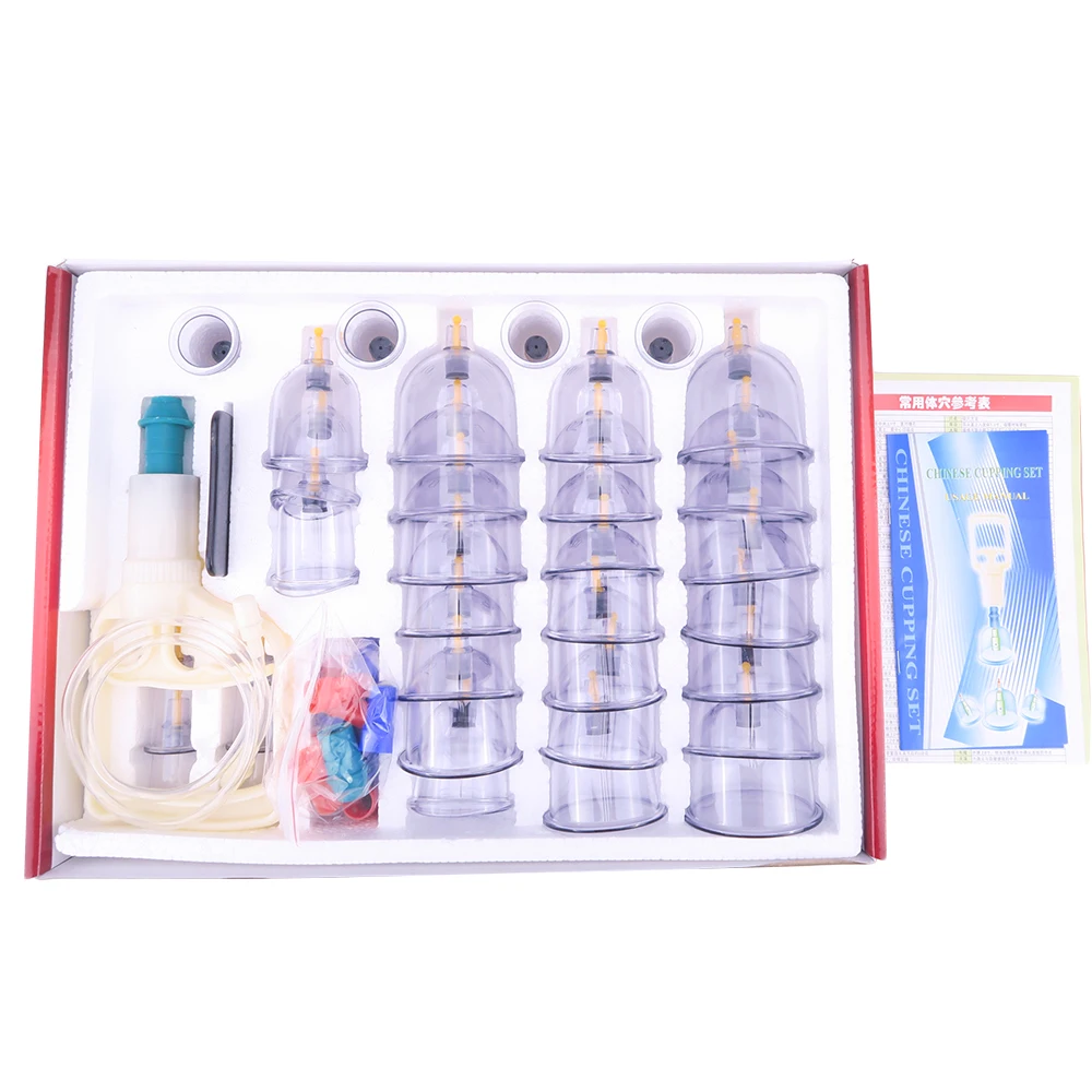 Drop Shipping Suction Cups Jar Acupunture Vacuum Cupping Set Massager Bank vacuum suction therapy cupping set cans for massage Drop Shipping Suction Cups Jar Acupunture Vacuum Cupping Set Massager Bank vacuum suction therapy cupping set cans for massage
