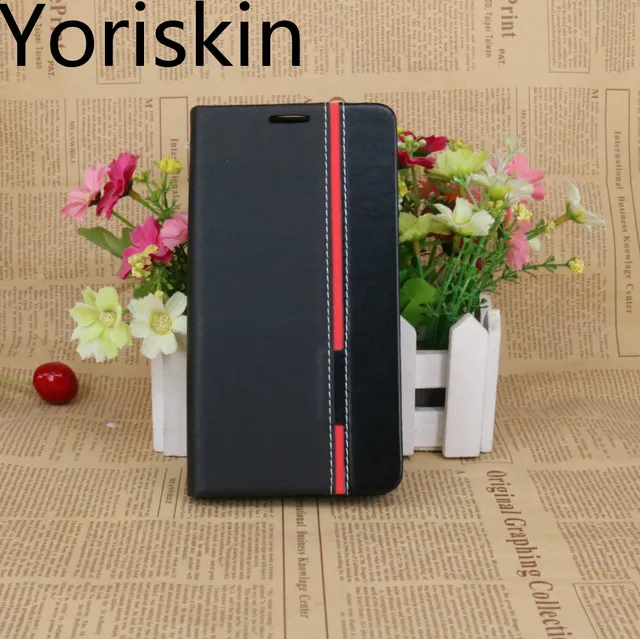 Best Offers For LG Q6 Flip PU Leather Cover With Stand Feature Pouch Wallet Phone Case For LG Alpha Q6 M700A Pretective Case