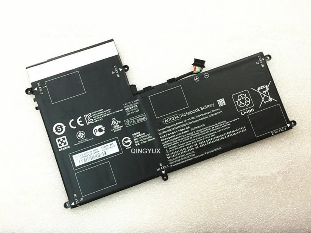 

QINGYUX New 7.4V 31Wh 3995mAh AO02XL HSTNN-UB5O laptop \Battery for HP ElitePad 1000 G2 ElitePad 1000