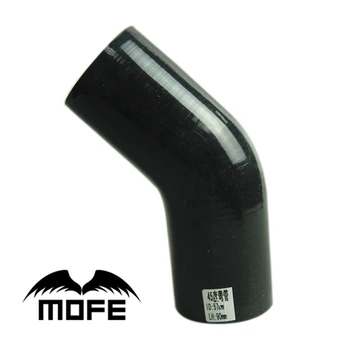 

5pcs 2.25"/ 57mm 45 Degree Elbow Silicone Hose Coupler Universal Turbo Intercooler Pipe silicone adapter Black