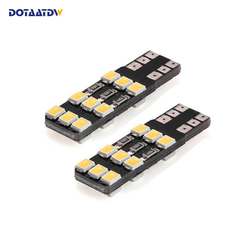6x T10 168 194 W5W Xenon White Car 2835 CREE LED Chip Bulbs For Parking Position Lights or License Plate 12V/24V|Сигнальная лампа| |
