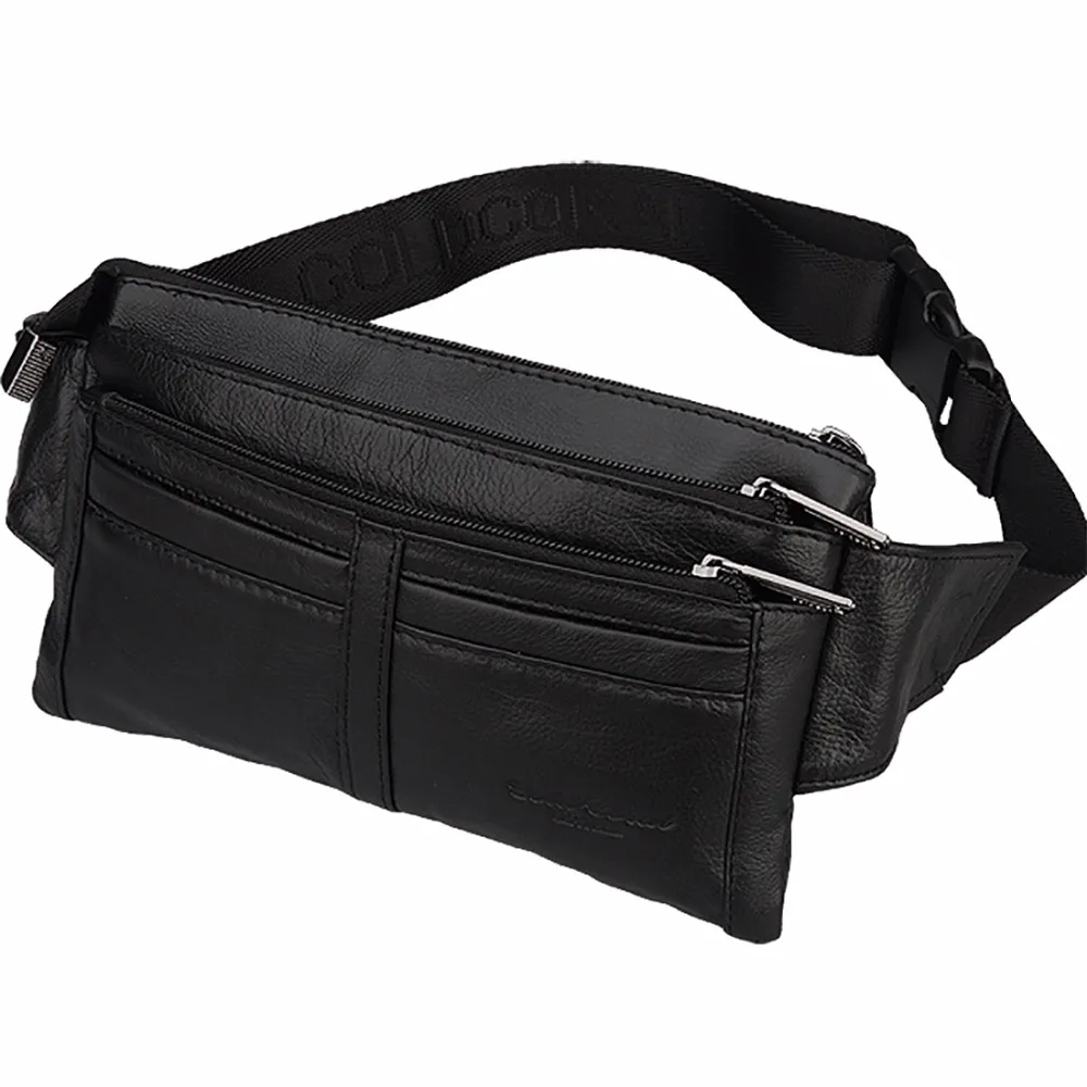 Мужская нагрудная Сумка слинг из натуральной кожи 100%|hip belt purse|belt pursefanny pack |