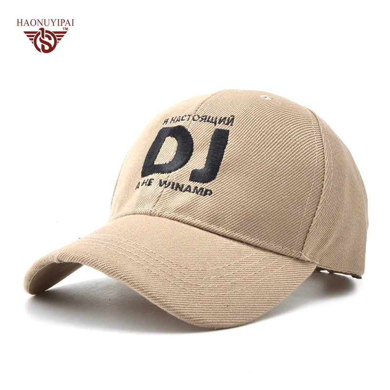 Fashion Casual Baseball Caps Men Women Novelty Solid Sun Hat High Quality Cotton Letter DJ