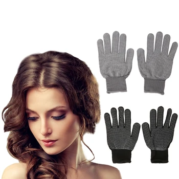 

2pcs Heat Resistant Protective Glove Hair Styling For Curling Straight Flat Iron