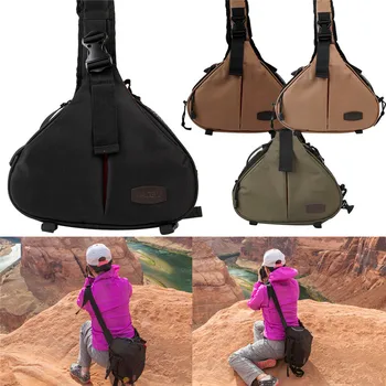 

Rain Cover Triangle Package Shoulder Digital Camera Bag Safety & Survival Z824