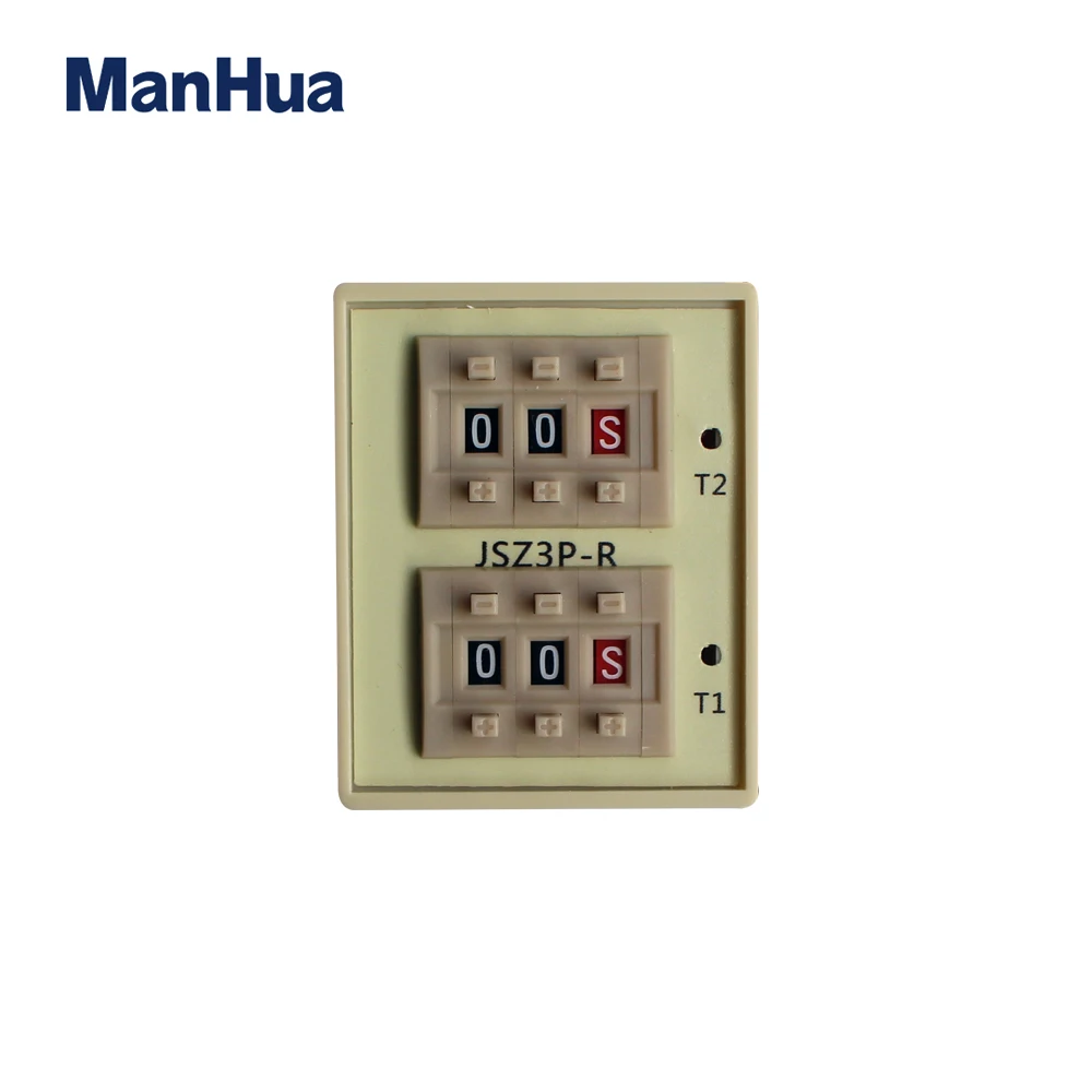 

ManHua 220VAC Sealed CYCLE DELAY Timer Relay JSZ3P-R with 0.1s-99H range