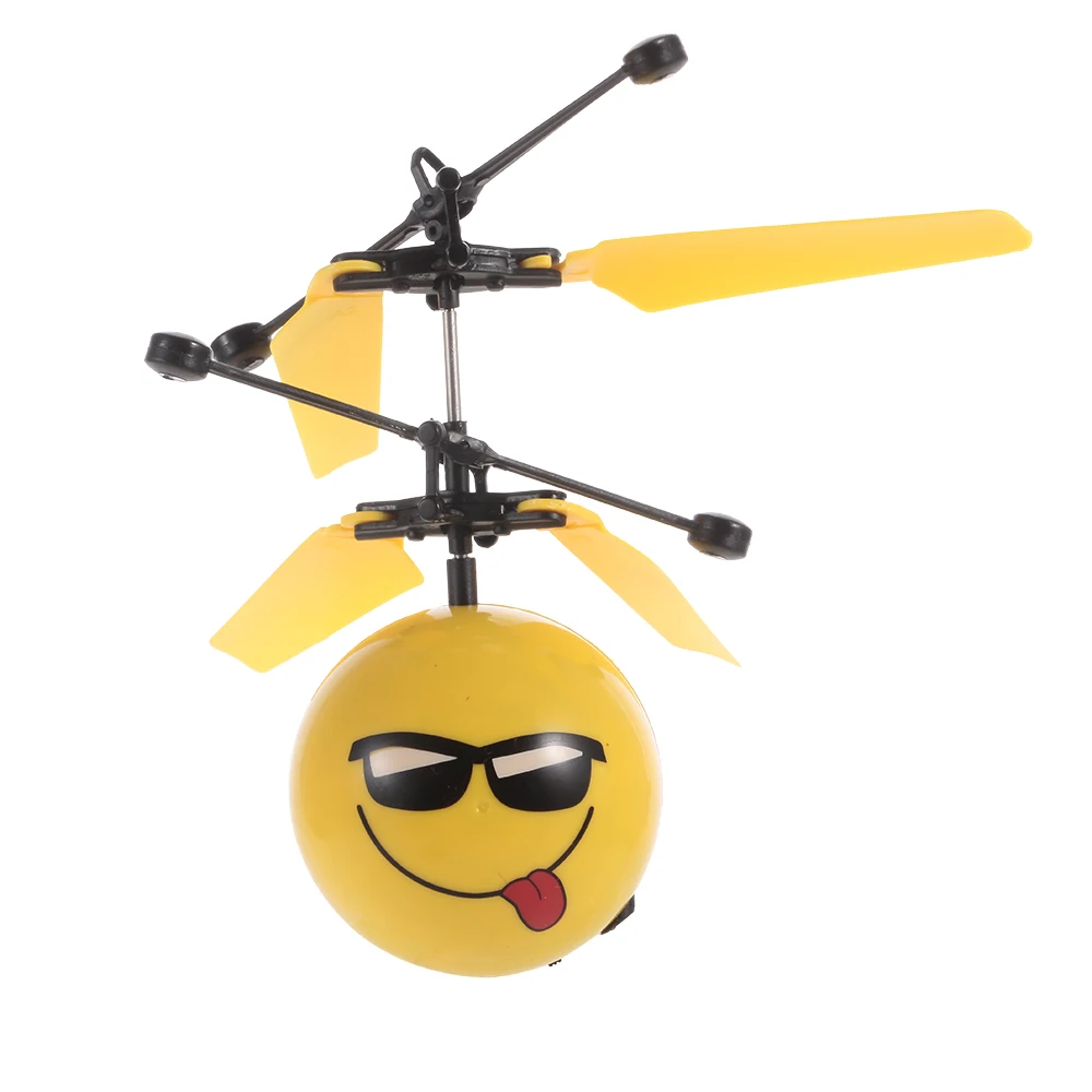 

Emoji Levitating Sphere Expression Face RC Drone Helicopter Flying Ball Emoticon Hand Control Aircraft Quadcopter Dron Toys