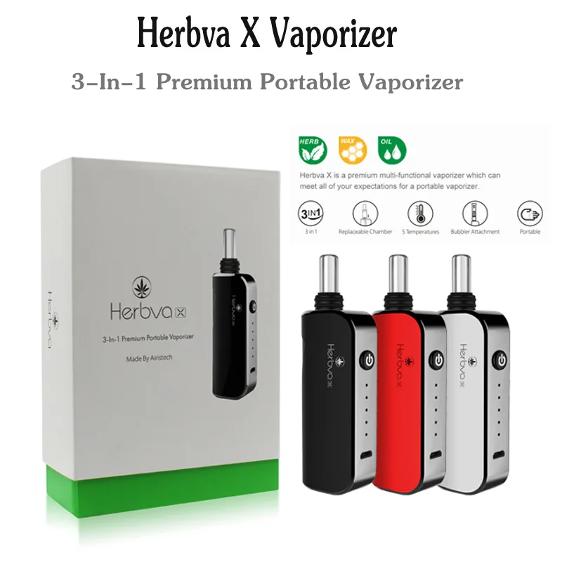 Original airistech herbva x Portable Ceramic Bowl dry herb vape wax CBD