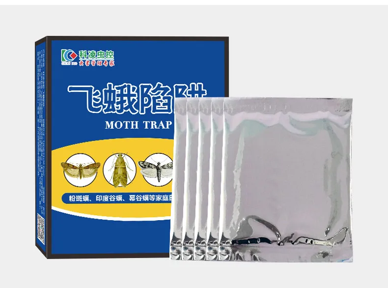 

Double-Action Moth Traps 5-pack Against Pantry & Clothes Moths Moth Killer Fly Insect Killer