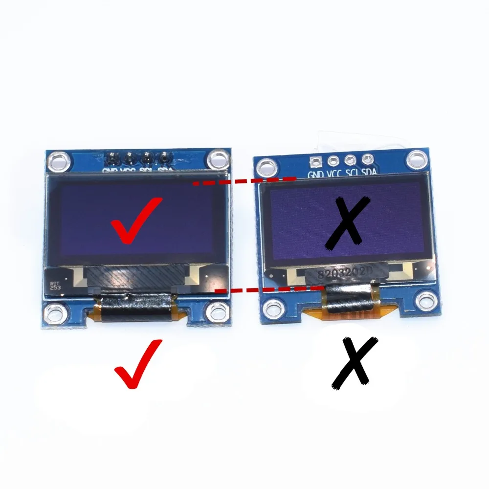 10 шт. 4pin 0,9" белый/синий/желтый/синий/0,96 дюймов O светодиодный 128X64 O светодиодный ЖК-дисплей светодиодный Дисплей модуль 0,96" IIC I2C общаться для arduino