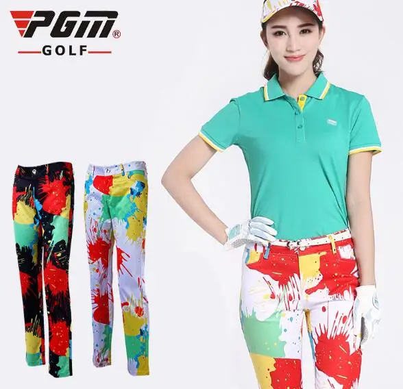 Cotton Women Golf Pants Breathable Lady Sports Pantsin Golf Pants from