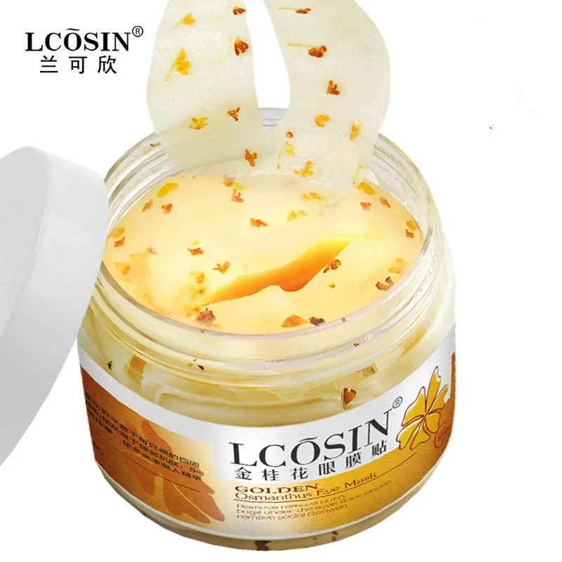 

80pcs Gold Osmanthus Anti Wrinkle Ageless Eye Mask Sleep Mask Eye Serum Dark Circle Eye Patches Face Care Mask To Face Skin Care