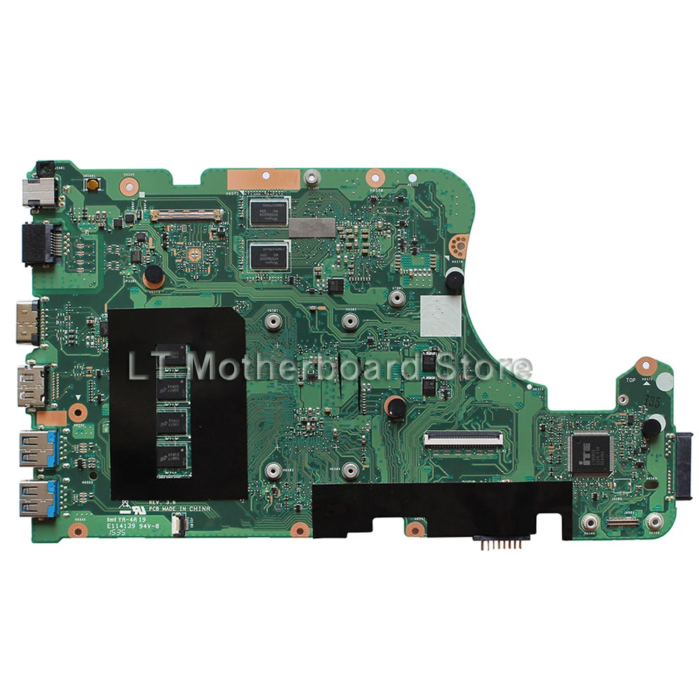  X555LD Motherboard REV 3.6 i3 CPU 4GB GT840M for ASUS X555LN X555L F555LD Laptop Motherboard X555LD