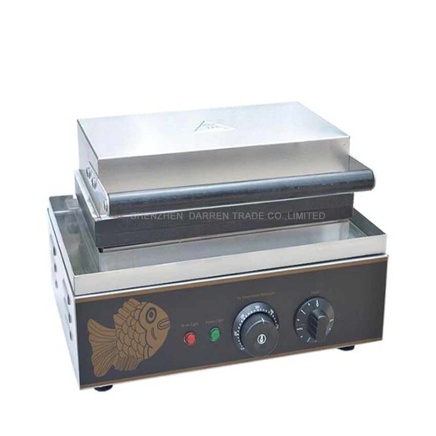 1 шт. FY-112-B электрическая Корейская рыба вафельница для торта Электротермическое оборудование для закусок машина для выпечки