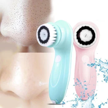 

3Heads/Set Multifunctional Electric Face Cleanser Usb Rechargeable Facial Washing Cleaning Brush Machine Face Skin Care Tools