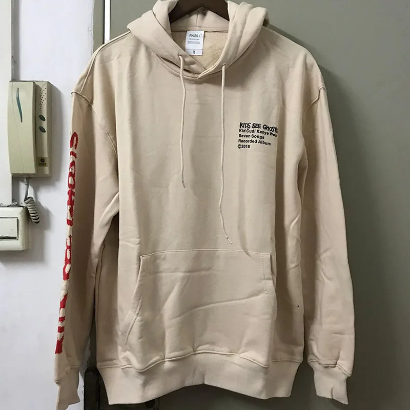 

2018 Kanye West KIDS SEE GHOSTS Hoodies Pullover Men Women Hip Hop Sweatshirts Kanye West Pullover Hoodie