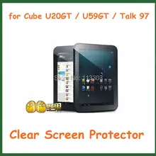5 шт. Ultra Clear Экран протектор Защитная пленка для Cube U20GT Cube Talk97 U59GT обсуждение 97 без розничная посылка Размеры