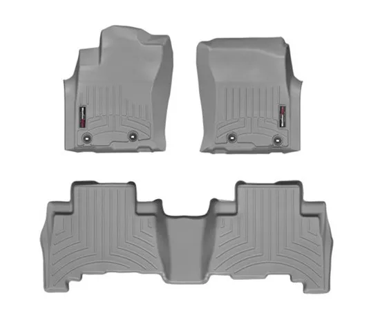 Для Toyota PRADO LC150 пол 3D коврик педаль - Название цвета: 1set WHITE