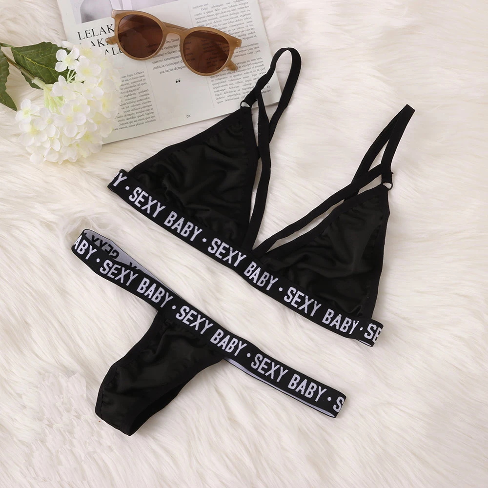 Fashion Women Sexy Push Up Bra Sets 2019 New Summer Lingerie Nightwear Babydoll High Waist G-string Sports Underwear Set Fashion Women Sexy Push Up Bra Sets 2019 New Summer Lingerie Nightwear Babydoll High Waist G-string Sports Underwear Set