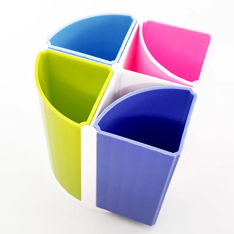 1pcs Pen Holder Creative Colorful Multi functional Detachable Pen Case