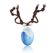New Movie Original Moana Princess Necklace Pendant Cosplay Model Action Figure Toys Oyuncak for Kid Party Supply Gift Jewelry