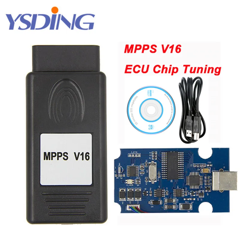 Профессиональный MPPS V16 Авто ЭКЮ чип Тюнинг Интерфейс Multi Язык OBD OBDII читать и