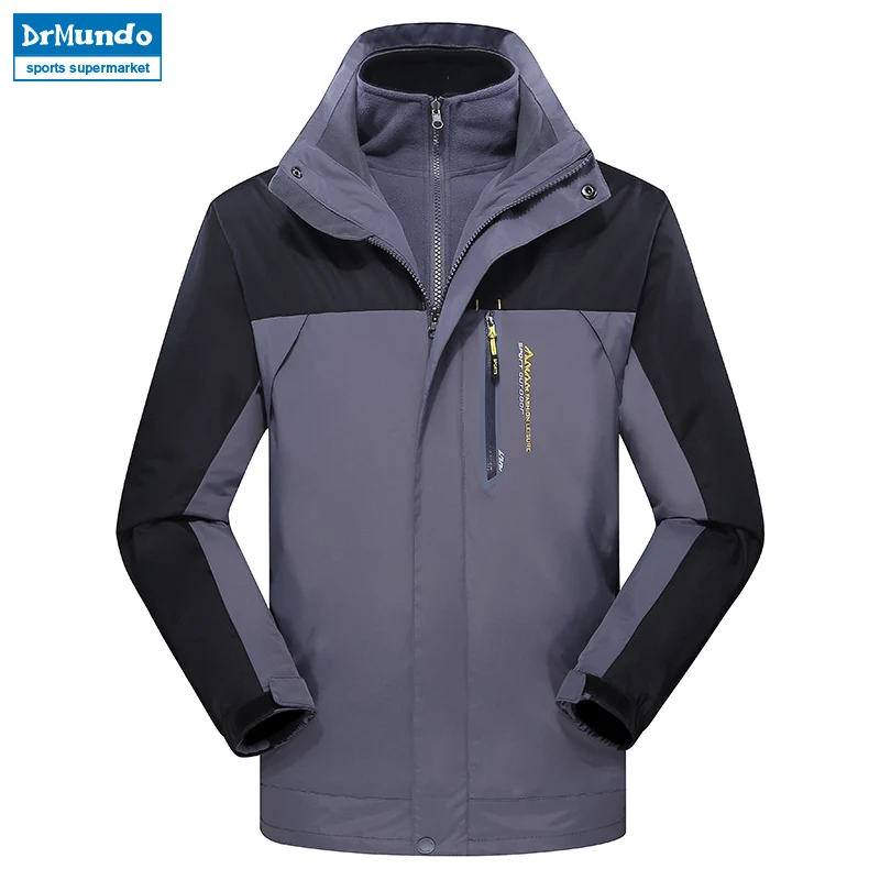 

Men Ski jacket Mountain Thicken Plus Size Fleece Ski-wear Waterproof Hiking Outdoor Snowboard Jacket Windproof Snow Coat Clothes
