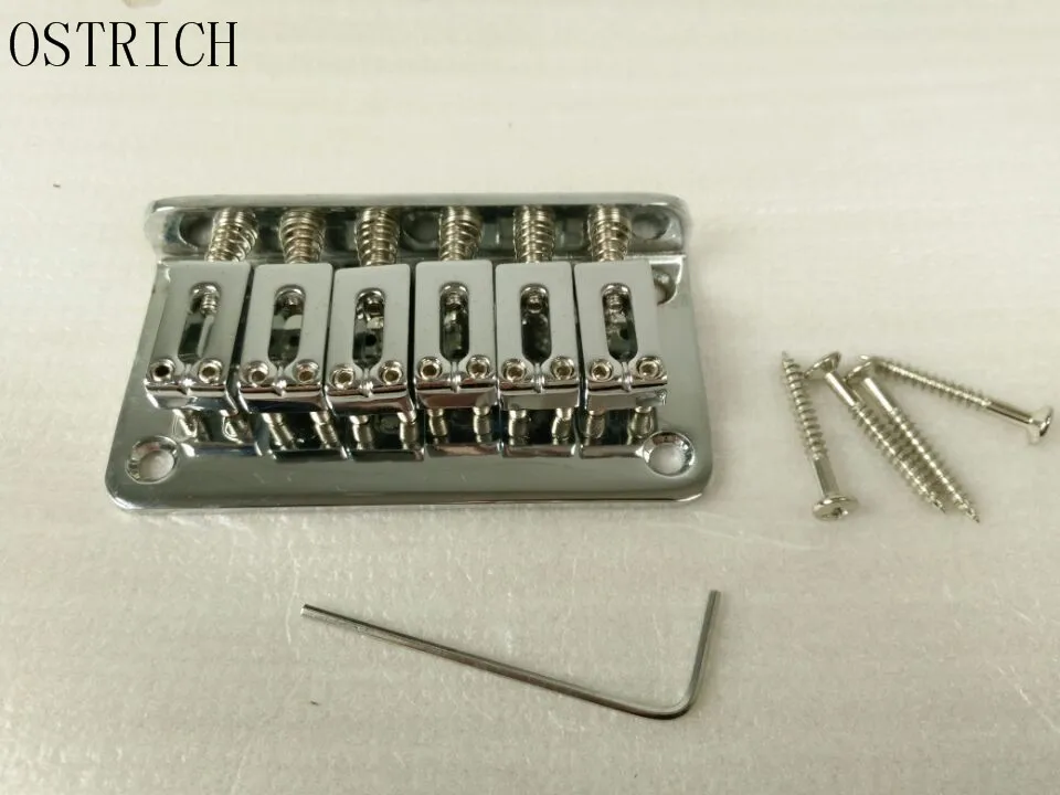 Stainless Steel Electric Guitar Tremolo 6 String Roller Guitar Bridge