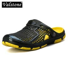 Valstone/мужские летние сабо с отверстиями; пляжные сандалии; дышащая прогулочная обувь; стильные уличные сандалии; 9 цветов