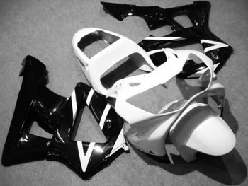 

Injection mold Fairing Kit for w1 CBR900RR 929 00 01 CBR 900RR CBR900 RR 2000 2001 ABS Black white Fairings set