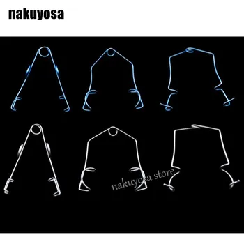 

6pcs Titanium/stainness steel adult/child eyelid stretcher Medical surgery eyelid T Titanium wire eyelid sealing Closed /open