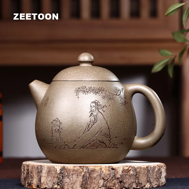Аутентичный чайник Yixing ручной работы горшок для яиц Zen Dragon китайская здоровая