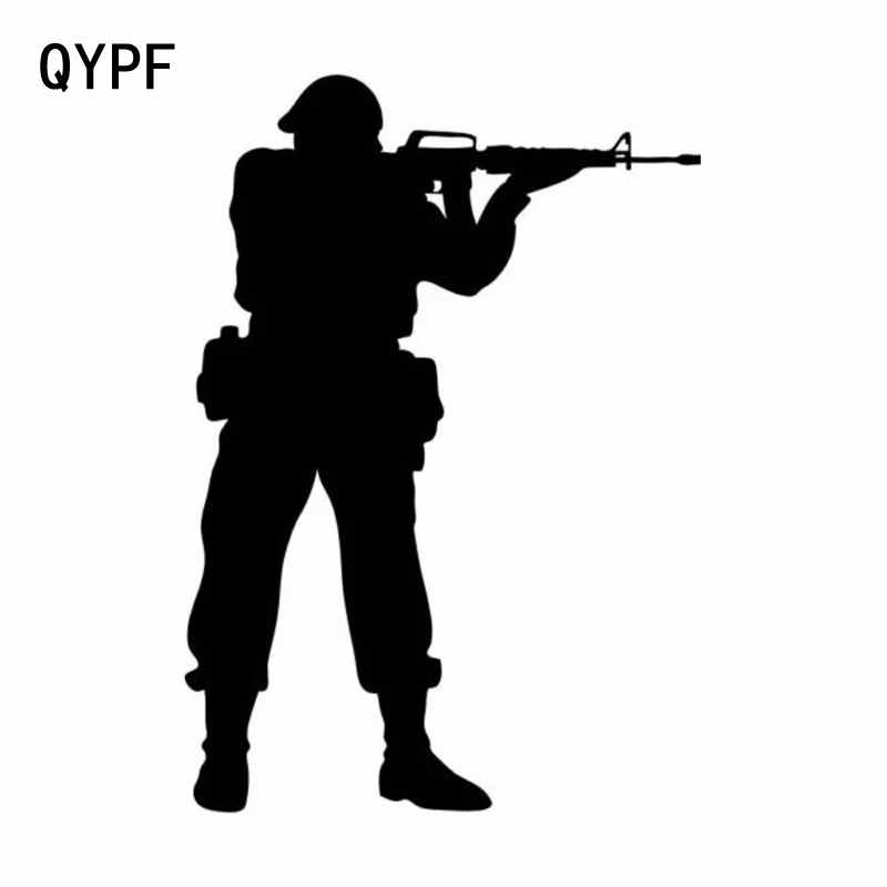 QYPF 10 5 см * 15 модная крутая съемка армейская виниловая Автомобильная наклейка S2