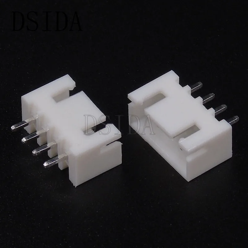 

50PCS XH2.54 Plastic Shell 2.54MM 4Pin 4P Male Connector With Needle XH2.54MM 4 Pin Right Angle Pin Header Connector