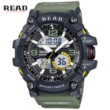 Nouvelle Montre Numérique Hommes Militaire de L’armée Sport Montre Résistant À L’eau Date Calendrier LED Électronique Montres relogio masculino