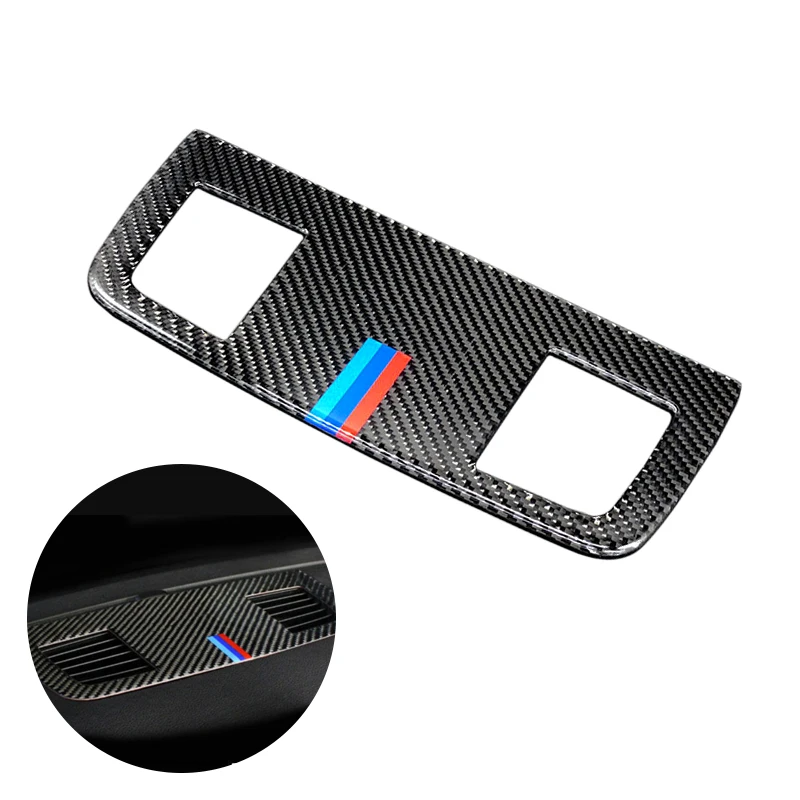 

For BMW 3 Series E90 E92 E93 2005 - 2010 2011 2012 Carbon Fiber Car Interior Dashboard Air Conditioning Air Outlet Vent Cover
