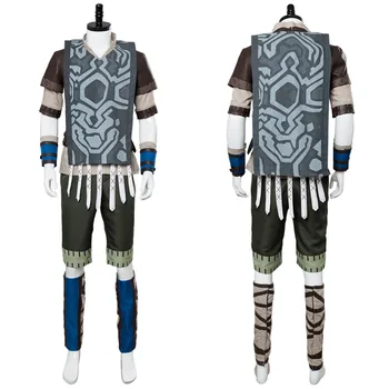 

Anime Shadow of the Colossus Wander Cosplay Costume Adult Men Women Outfit Uniform Full Suit Cloak Scarf Halloween Costume