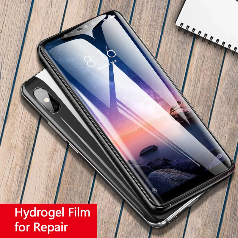 

For Xiaomi Mi 9 Mi 8 SE Lite Mi6 Mix 3 Max 3 Note 3 Soft Hydrogel Film 10D Full Screen Screen Protector For Redmi Note 7 6 Pro 7