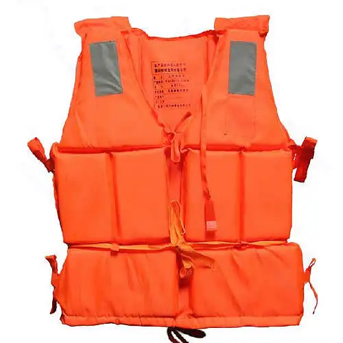 New Orange Adult Foam Flotation Swimming Life Jacket Vest With Whistle Y51d Life Vest Aliexpress