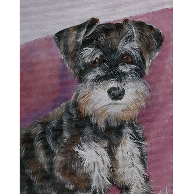 DIY diamond embroidery schnauzer dog diamond painting Cross Stitch