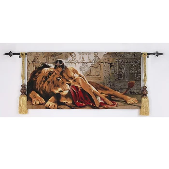 

60*120cm Beauty And The Beast Wall Tapestry Wall Hanging Belgium Art Moroccan Decor Medieval Decorative Wall Cloth Tapestries