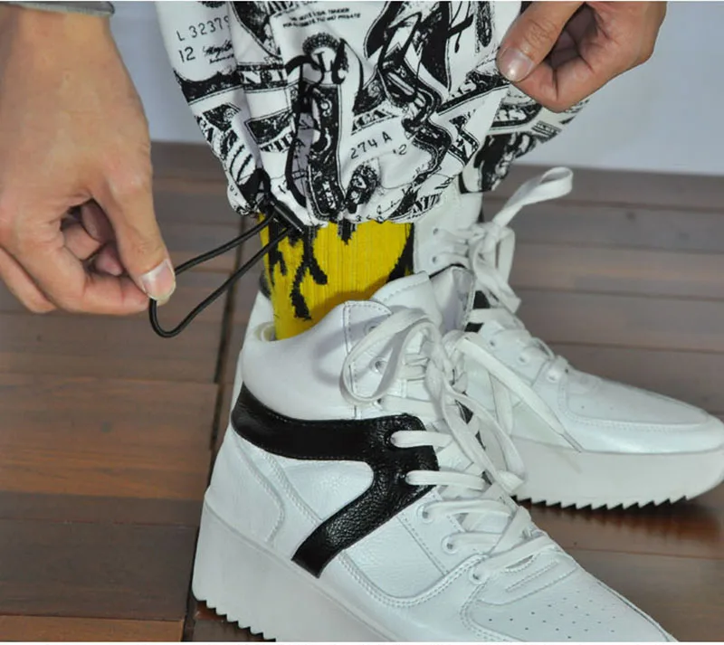Cool Pants Men Loose Print Trouser Streetwear   (21)