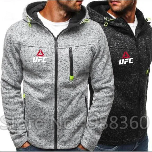 Горячая 2019 новая весенняя мода UFC неограниченная Толстовка MMA Мужской кардиган на