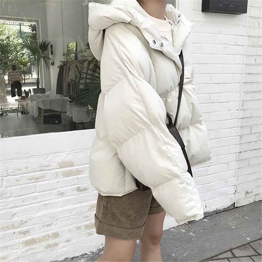 Winter Warm Teenage Girls' Thicken Coat 2018 Cotton Padded Women Hooded Coats Casual Parkas Thick Jacket Coat Hoodies Z8879 (4)