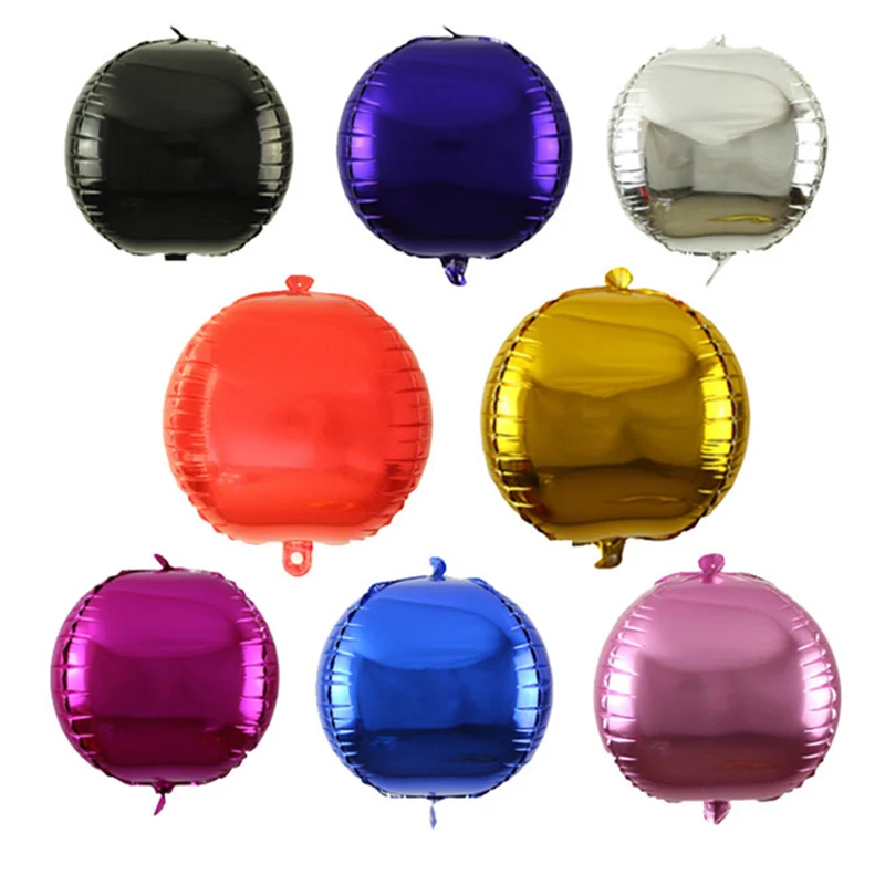 Free-Shipping-10pcs-23inch-Colorful-4D-Round-Sphere-Shaped-Aluminum-Foil-Balloon-Wedding-Marriage-Birthday-Party