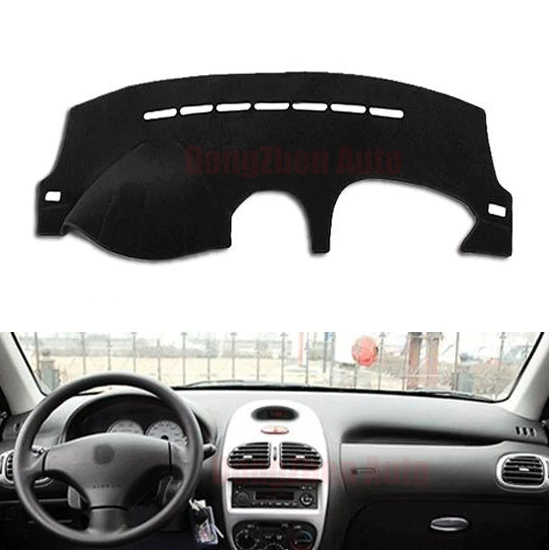

Dongzhen Fit For Peugeot 206 Car Dashboard Avoid Light Pad Instrument Platform Desk Cover Mat Auto Car Styling