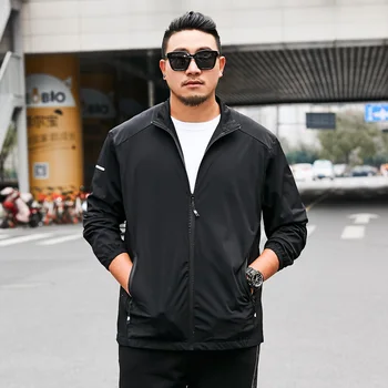 

Men's Spring and Autumn 2019 New Trends Autumn Casual Slim Handsome Large Size Jacket 8XL 7XL 6XL 5XL