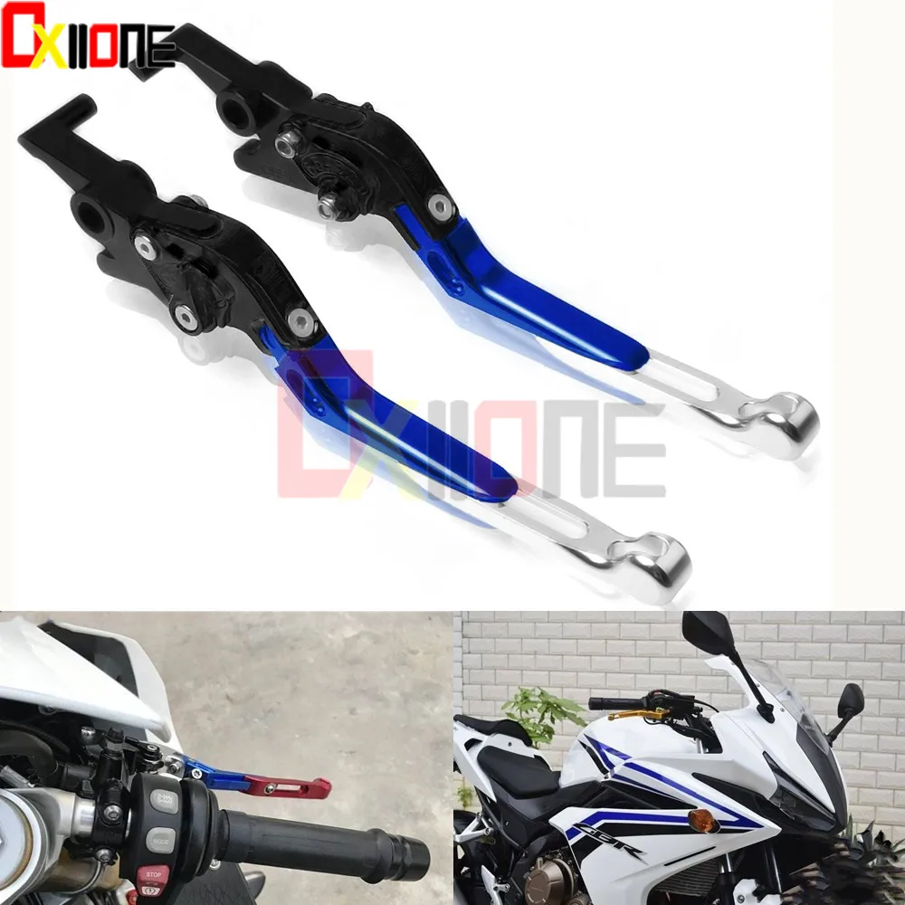 

CNC Accessories Aluminum Universa lMotorcycle Dirt Bike Brake Clutch Levers For Yamaha R25 R3 MT03 MT07 MT09