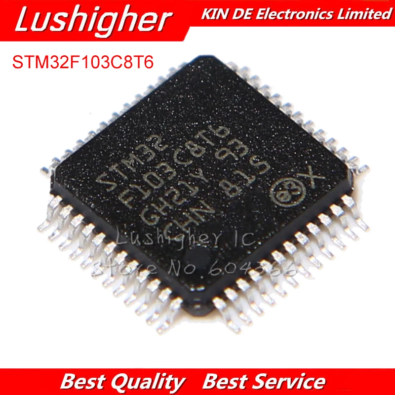 1 шт. STM32F103C8T6 32F103C8T6 QFP48 QFP|Интегральные схемы| |